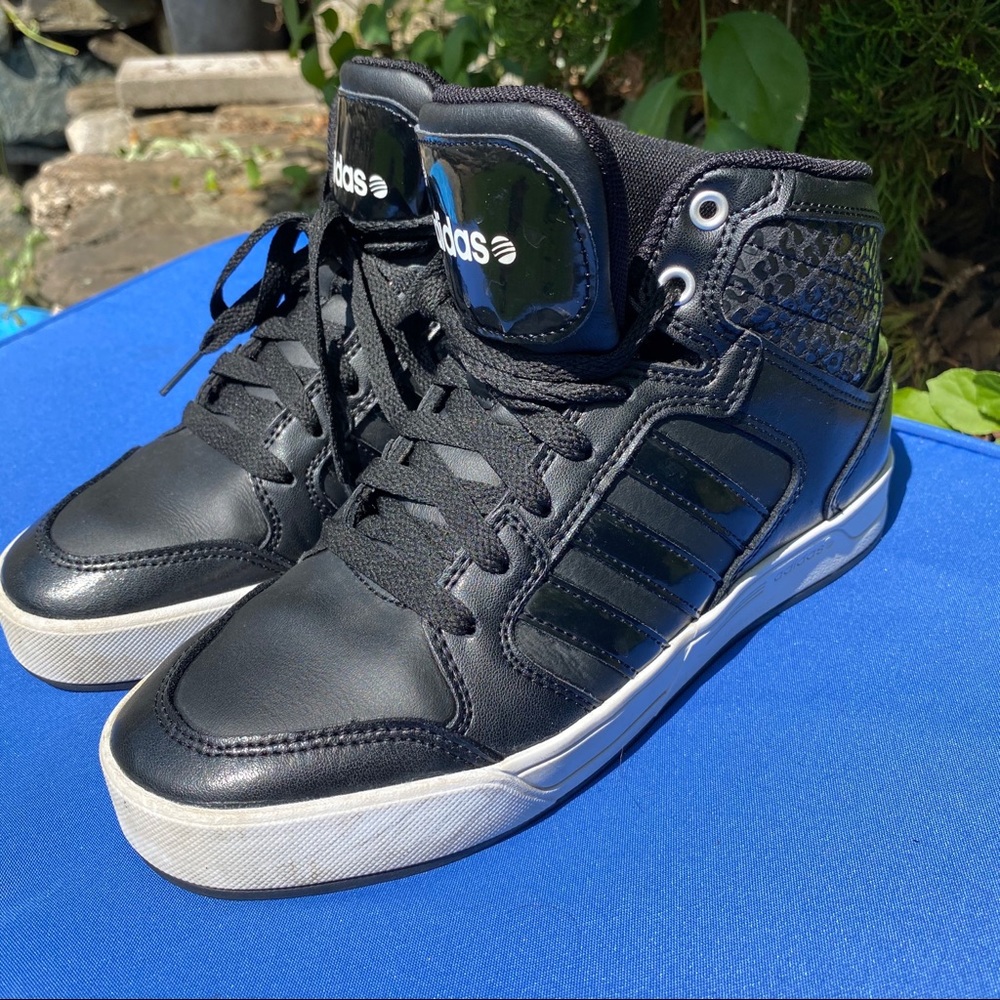 Adidas neo label Black Cheetah Hitop sneakers
